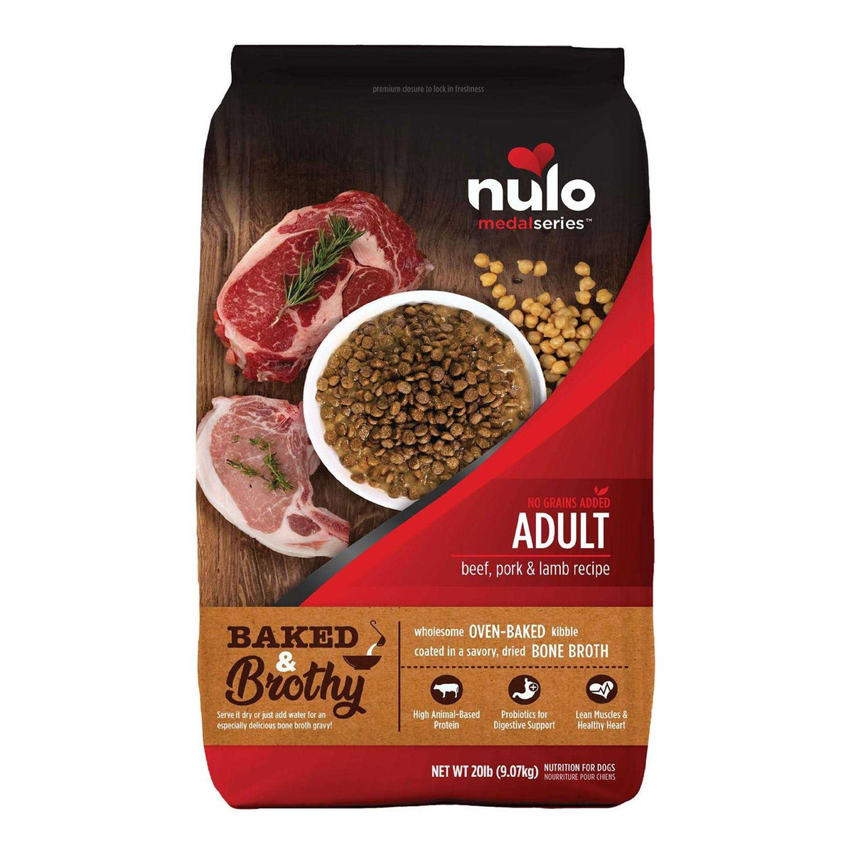 High-Protein Beef Adult Dry Dog Food X18540