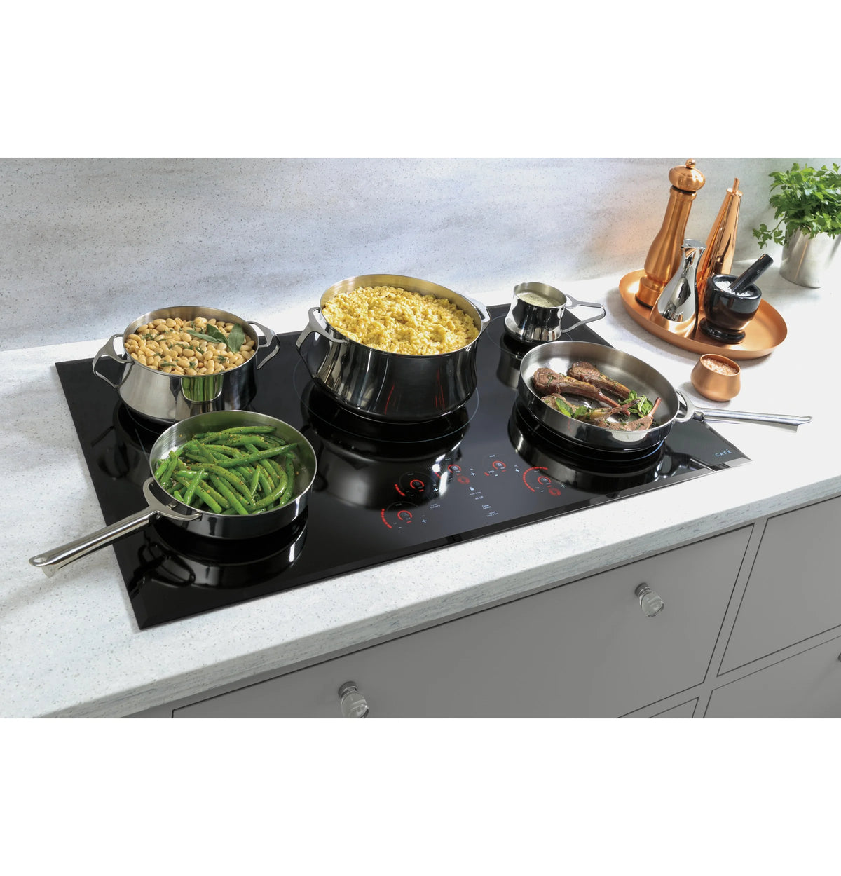 36" Touch-Control Electric Cooktop V813