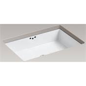 Undermount Bathroom Sink with Glazed Underside Y771