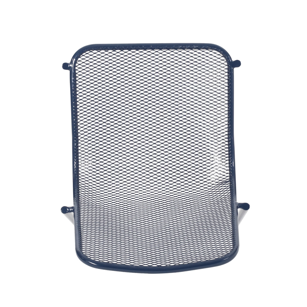 Matte Navy Blue Outdoor Dining Chair Set of 2 I349