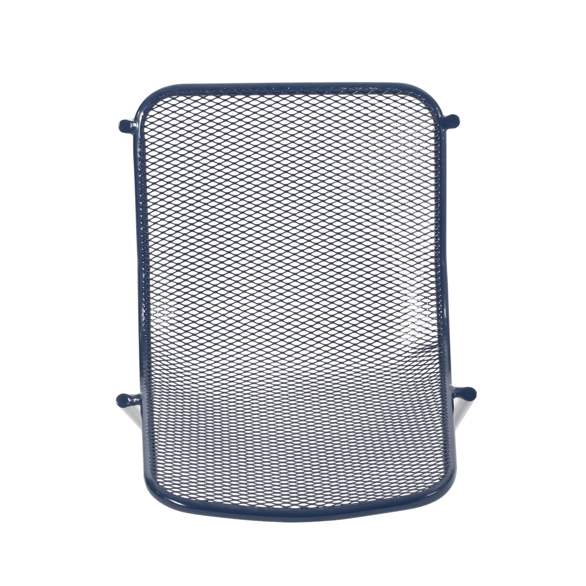 Matte Navy Blue Outdoor Dining Chair Set of 2 I349