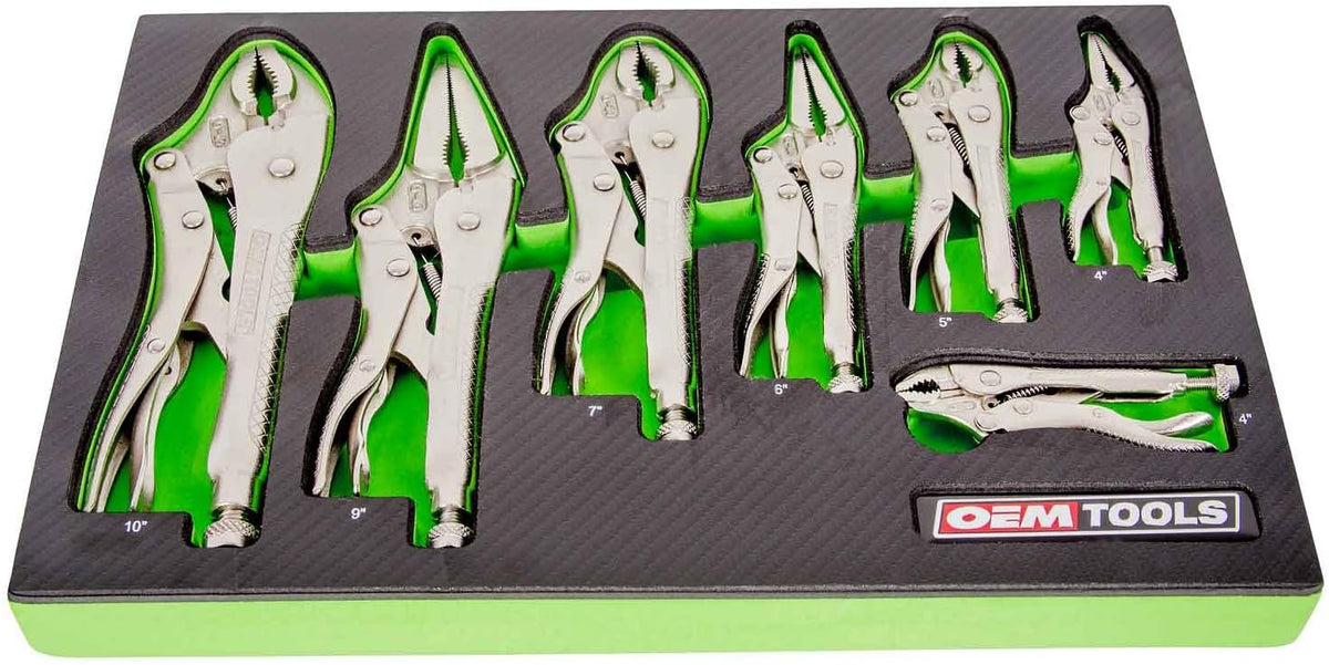 7 Piece Locking Pliers Set with EVA Tray J1620
