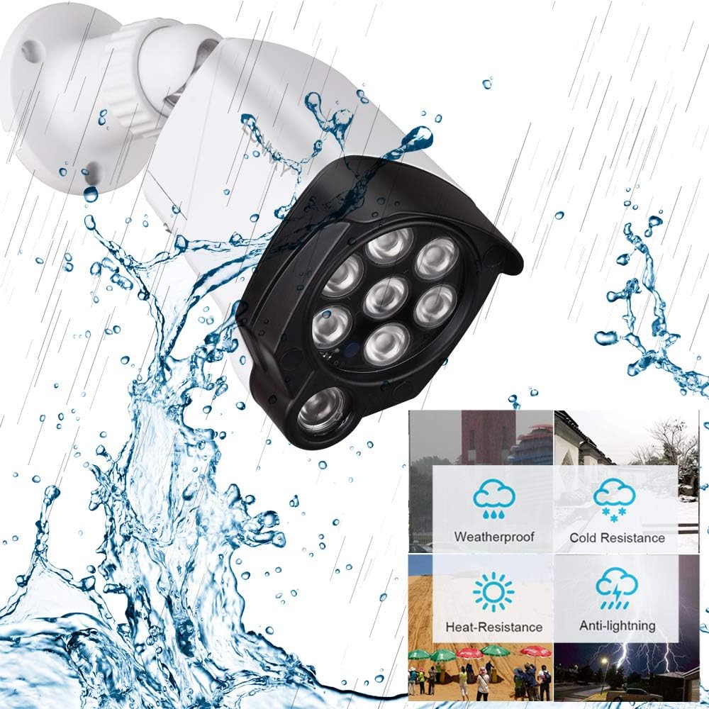 White 90 Degree 100Ft IR Infrared Flood Light for Security Cameras I23578