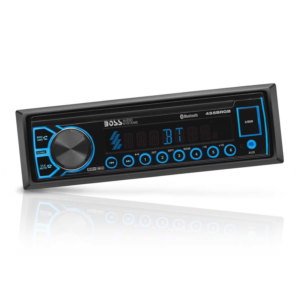 Bluetooth Car Audio Stereo System Single Din P2837