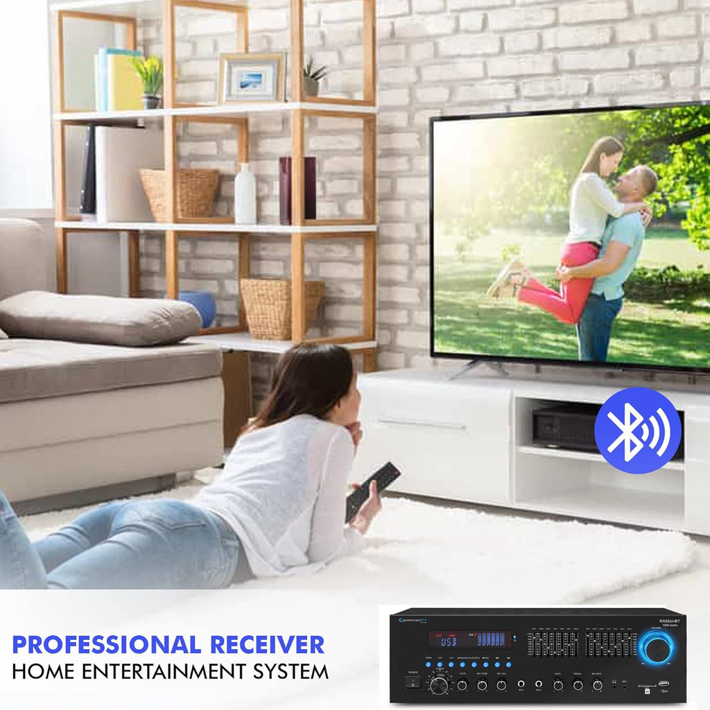 1500 Watts Professional Receiver with Bluetooth Compatibility H391487