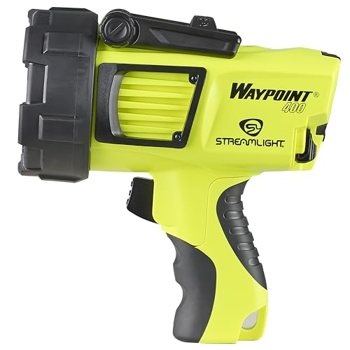Yellow Rechargeable 1400-Lumen Pistol-Grip Spotlight W338328