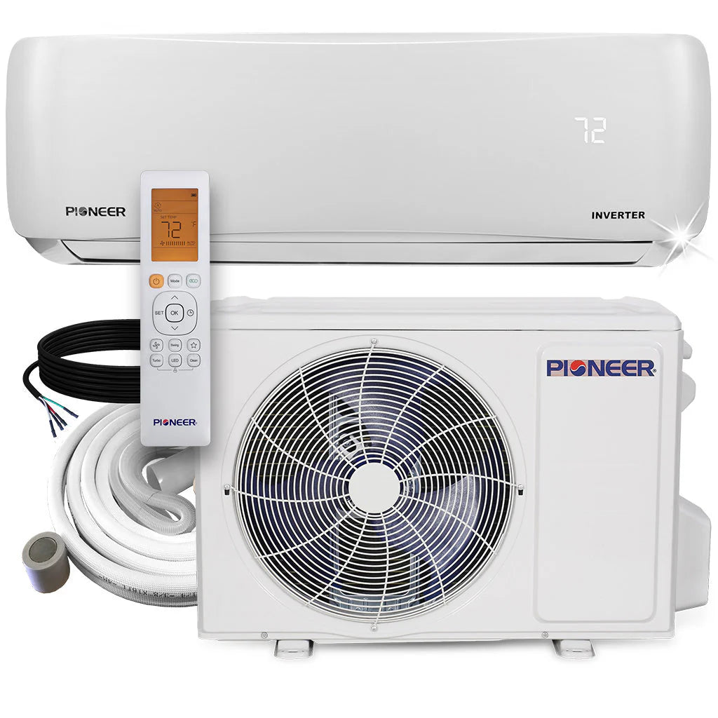 9,000 BTU 20.5 SEER 115V Ductless Mini-Split Inverter Heat Pump System H96666