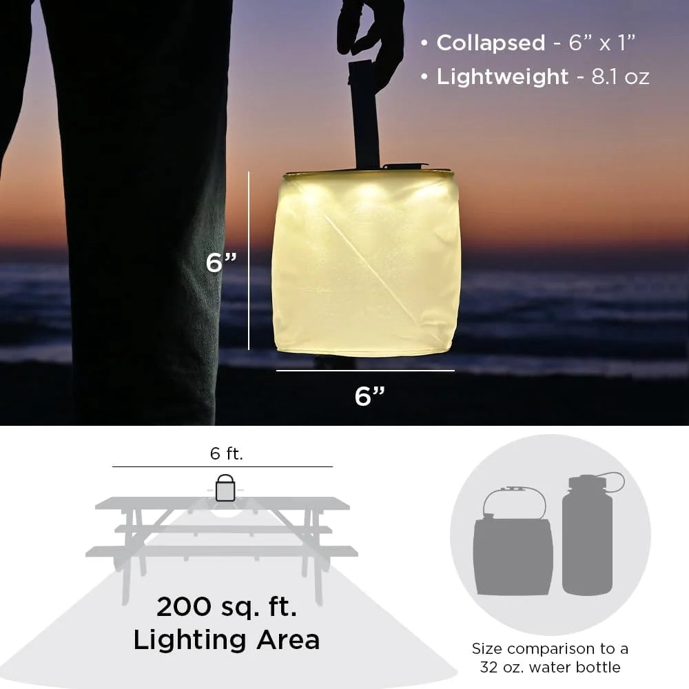 2-in-1 Solar Camping Lantern and Phone Charger J80545
