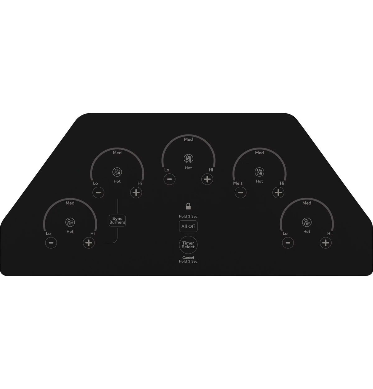 36" Touch-Control Electric Cooktop V813