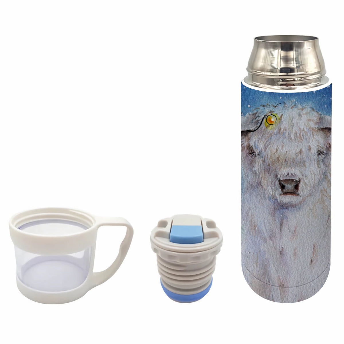 350ml Stainless Steel Water Bottle with Lid A10355
