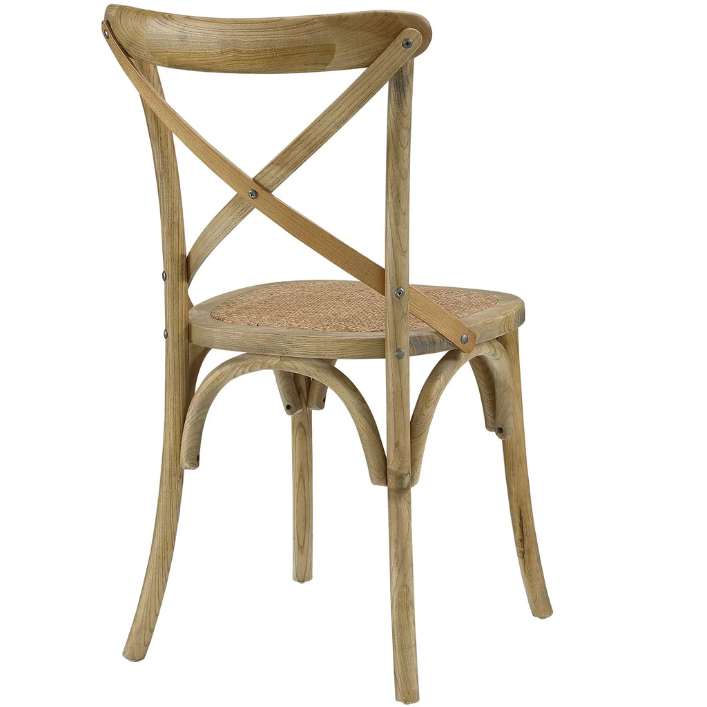 Brown Wood Dining Side Chair F782716