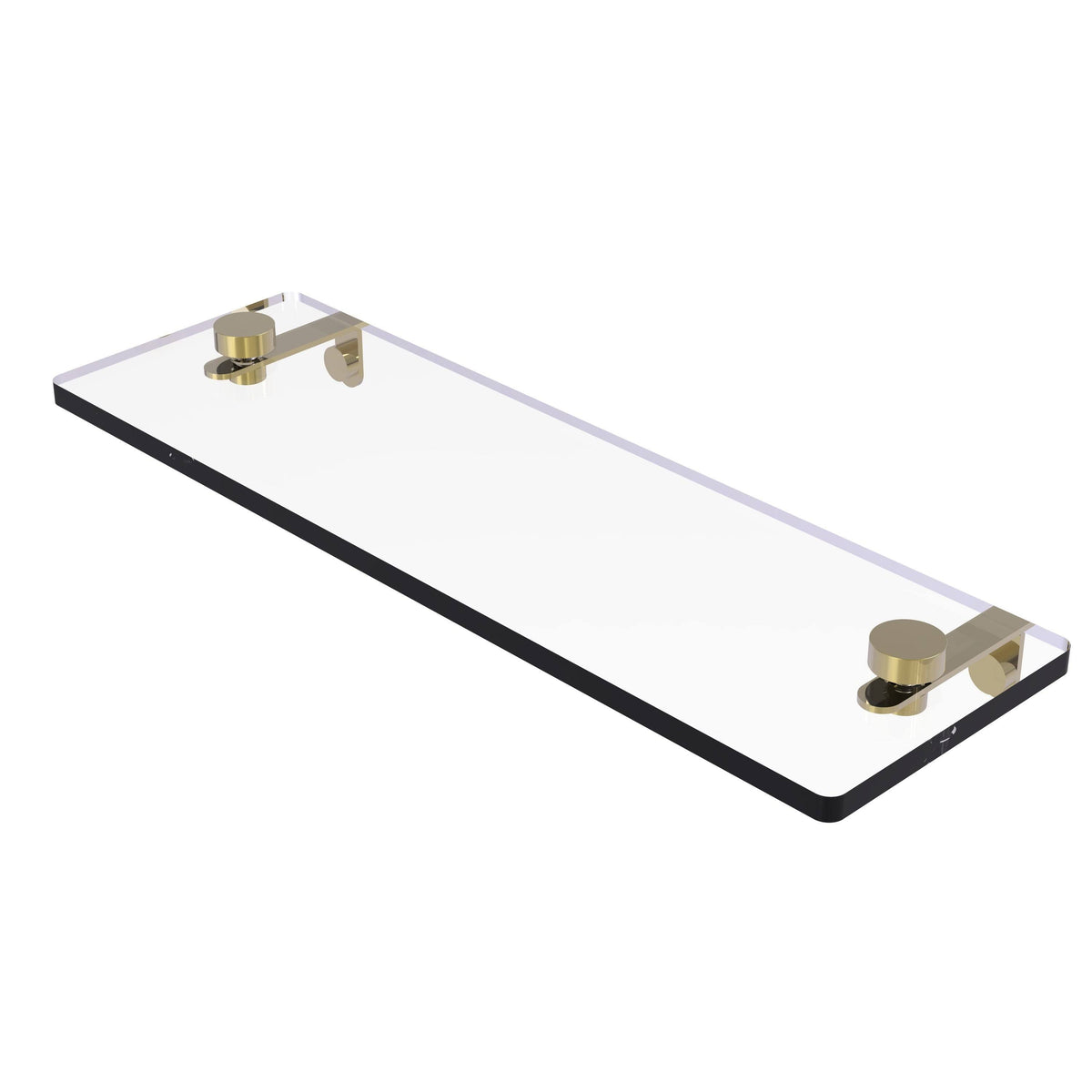22x22 Glass Vanity Shelf with Beveled Edges Oil Rubbed Bronze M12784