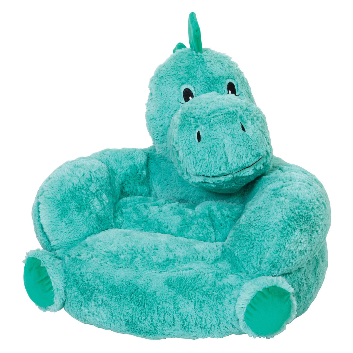 Teal and Green Dinosaur Plush Chair Q2346