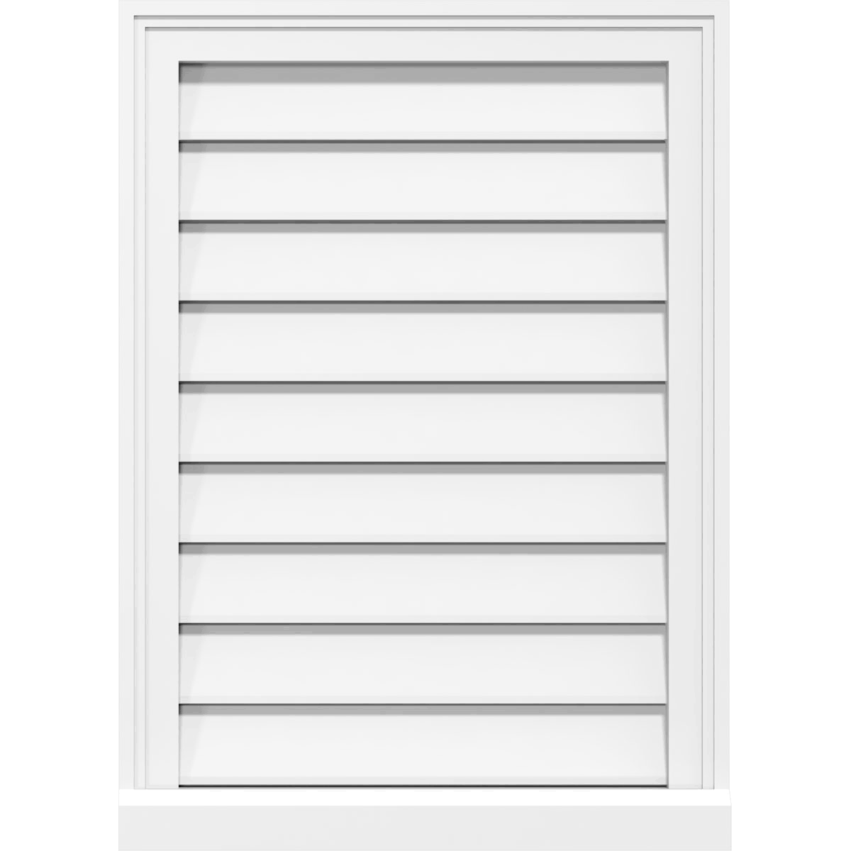 PVC Gable Vent with Brickmould Y88676