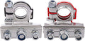 Top Post Battery Terminal Connectors with 3 Way, Copper Plate, Pack of 2 Q93204