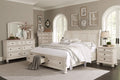 White 6pc King Storage Bed Set F310731