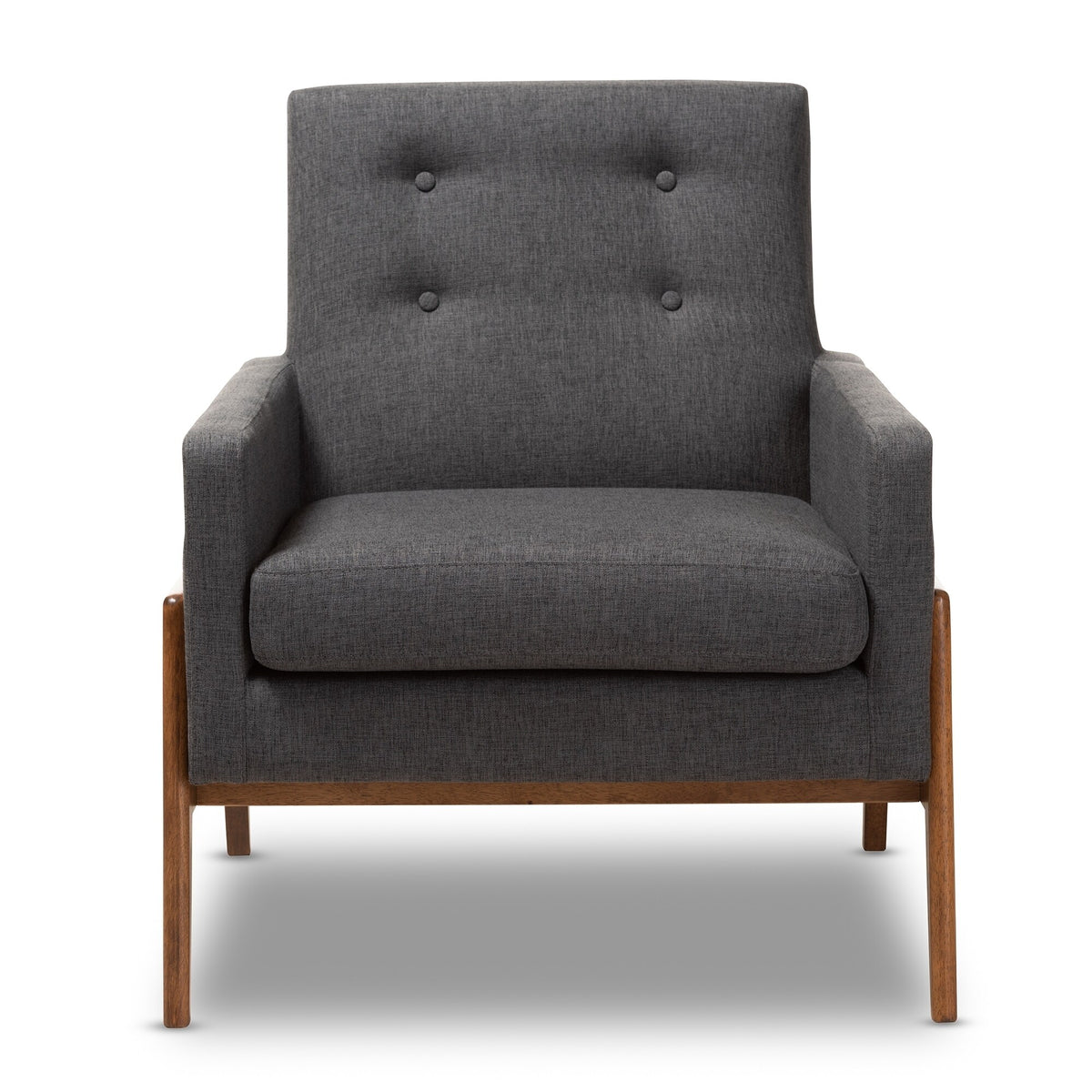 Charcoal Fabric Lounge Chair C63871