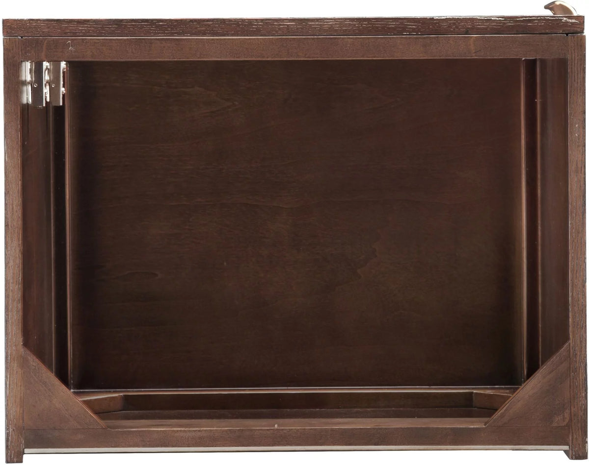 24" Wall Mounted Single Basin Hardwood Vanity D3828