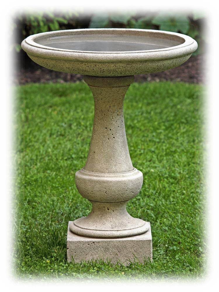 Antique Cast Stone Bird Bath D283
