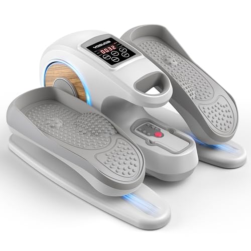 Under Desk Elliptical Electric Leg Exerciser with Remote Control T322