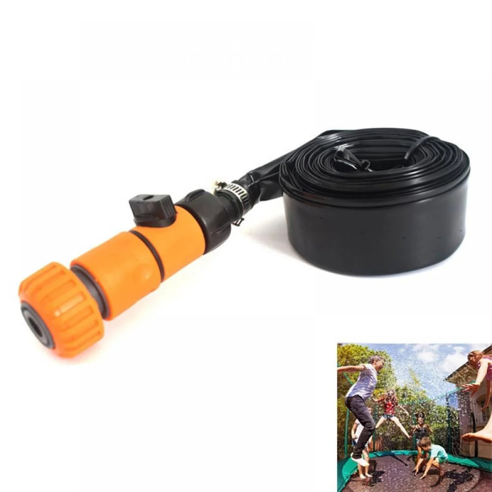 Orange/Green Outdoor Trampoline Water Sprinkler A51540
