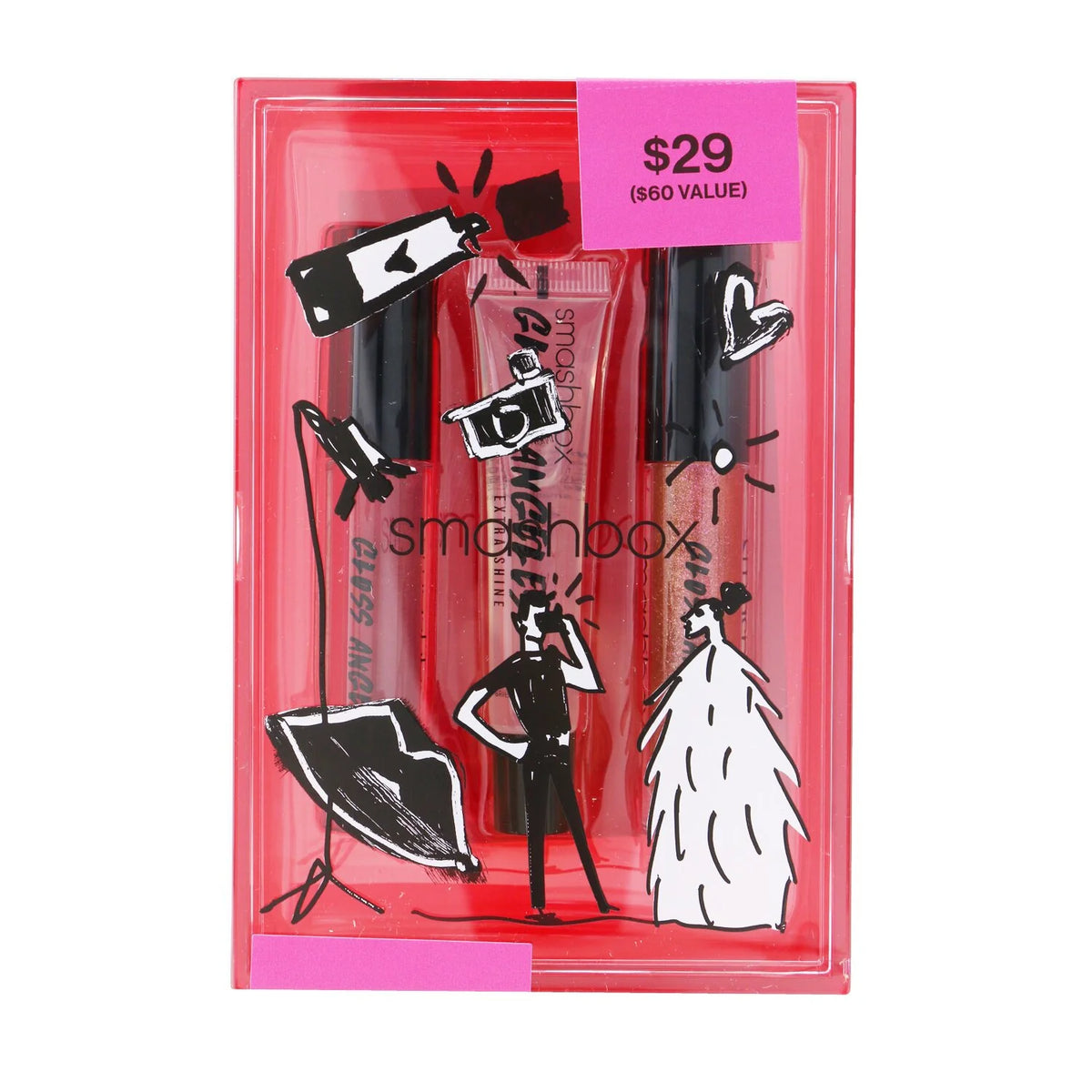 3x4ml/0.13oz Lip Gloss Trio Set Q12392