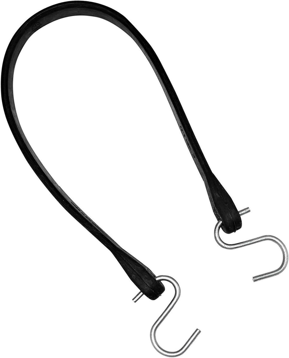 Natural Rubber Bungee Cords with Hooks 15" Pack of 50 V7234