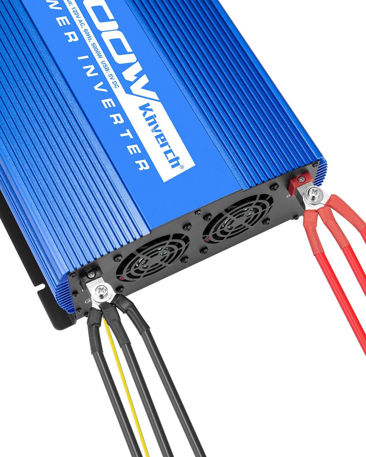 5000W Power Inverter 12V to 110V Car Inverter 4AC Outlets 2USB Ports W452