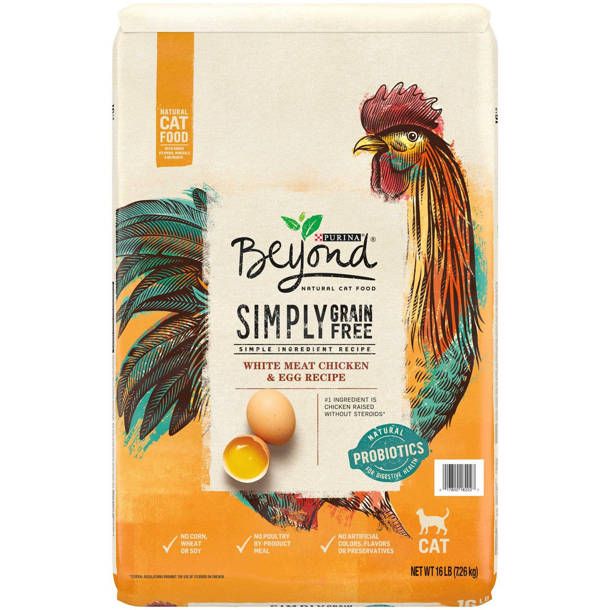 Grain Free White Meat Chicken & Egg Recipe Dry Cat Food C73202