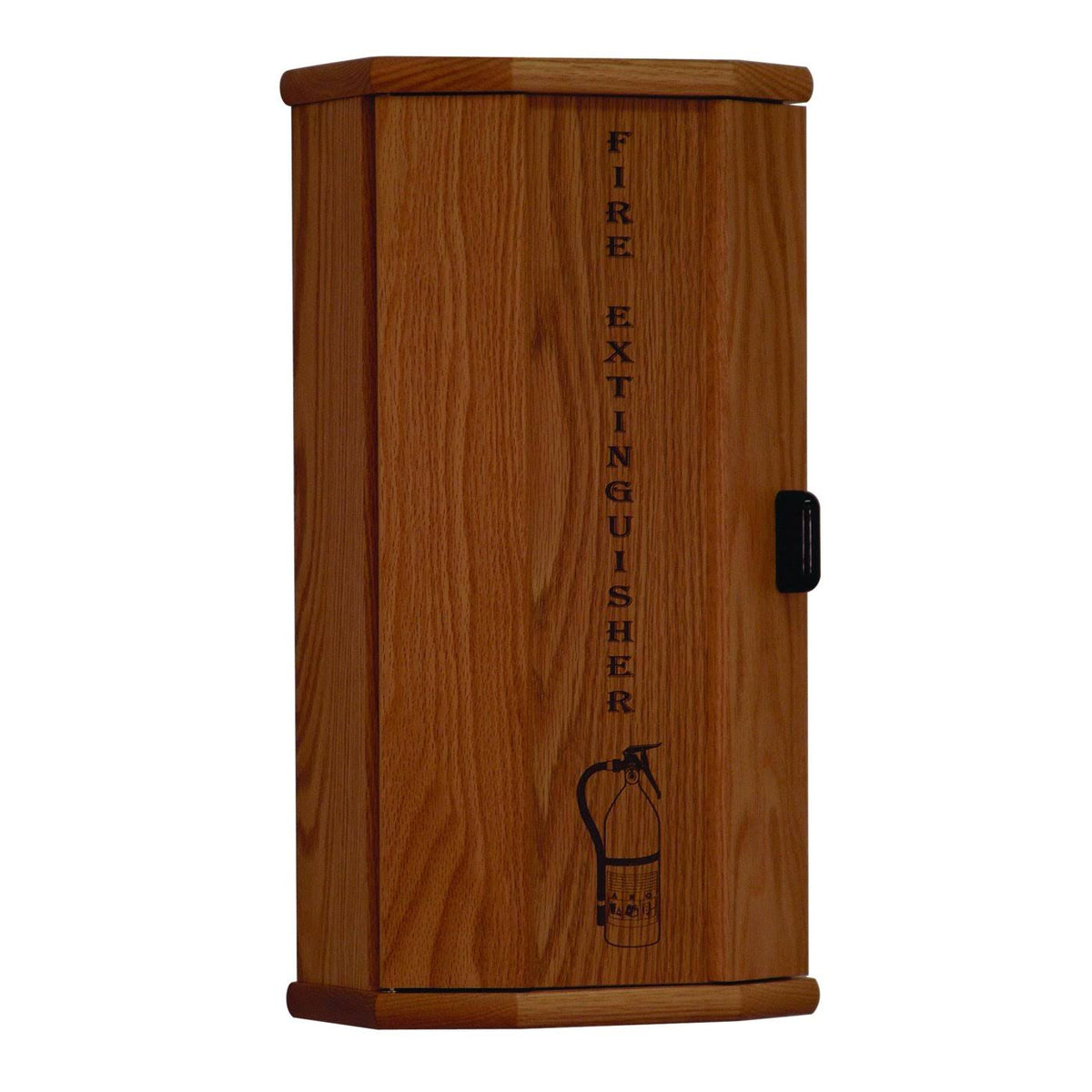 Light Oak Wooden Mallet Fire Extinguisher Cabinet J118517
