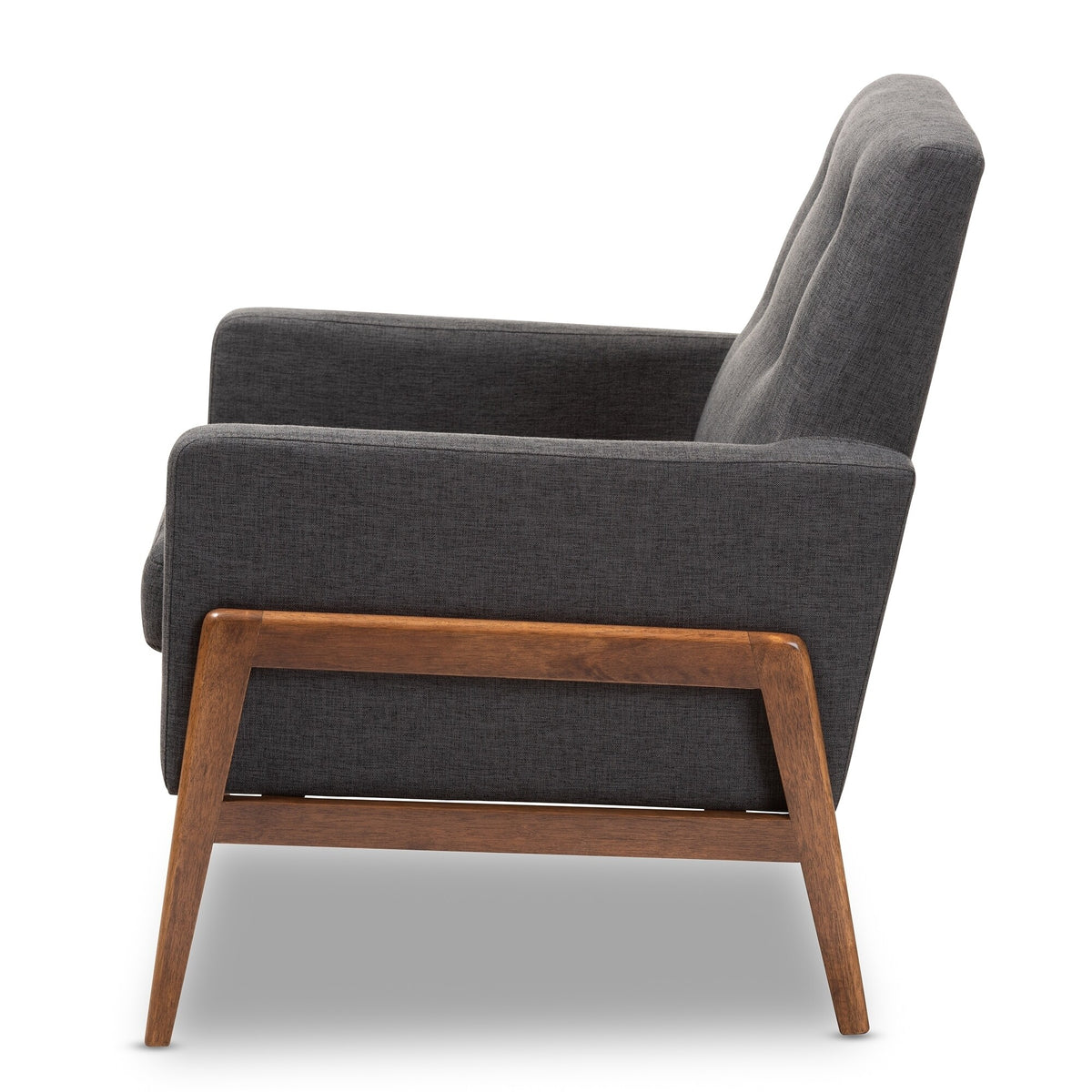 Charcoal Fabric Lounge Chair C63871