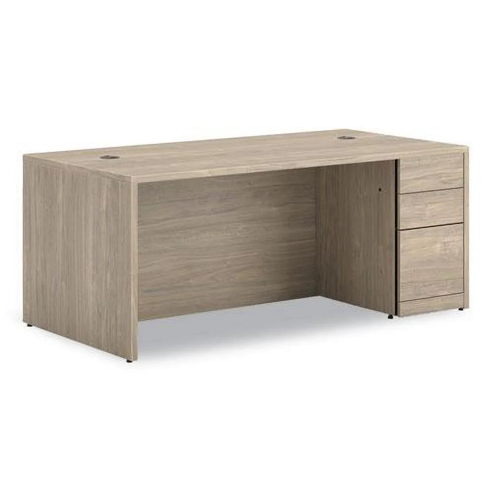 72" x 36" Walnut Pedestal Desk A278