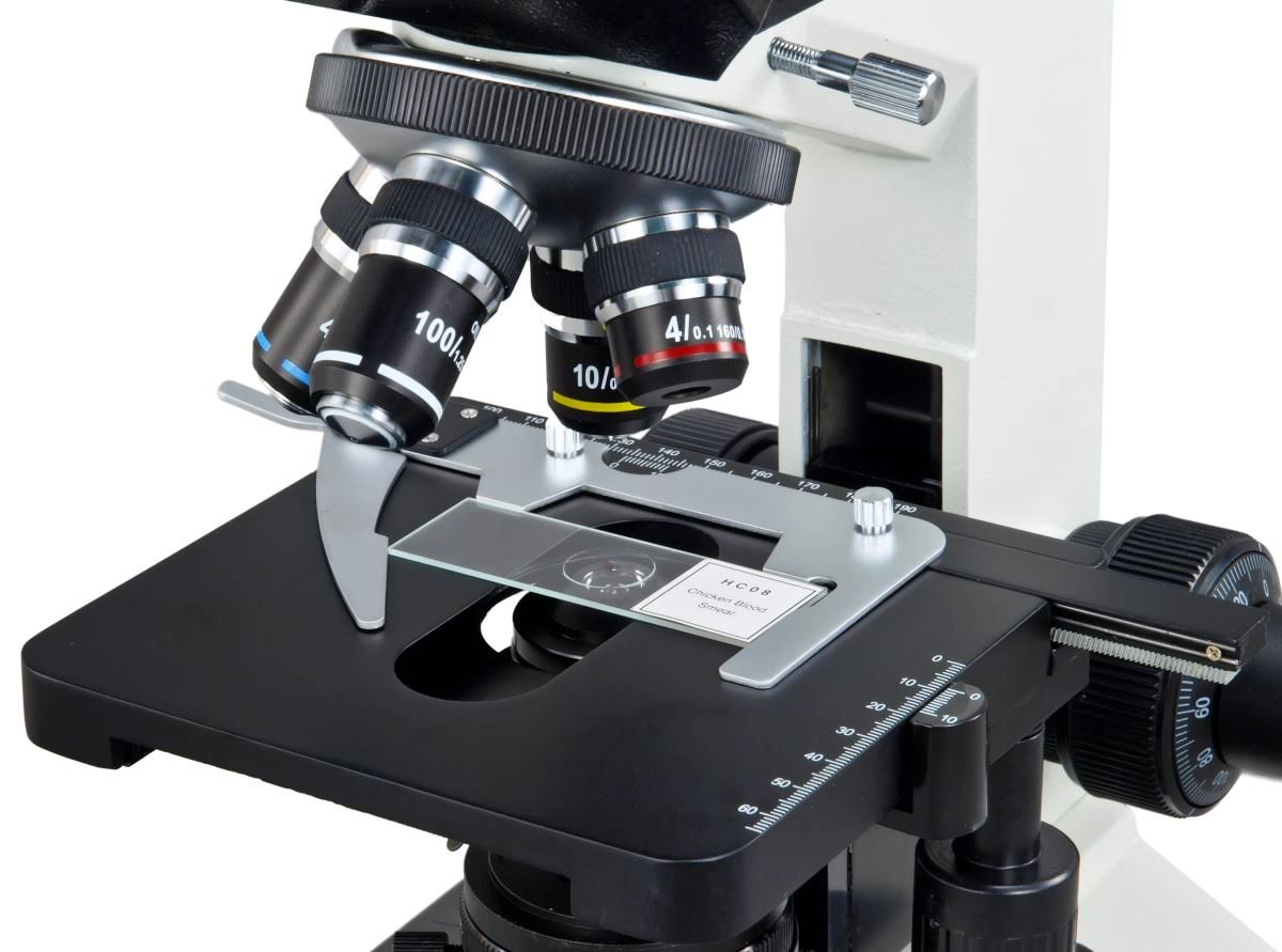 40X-2000X Trinocular Compound LED Microscope with 3MP USB Digital Camera M451