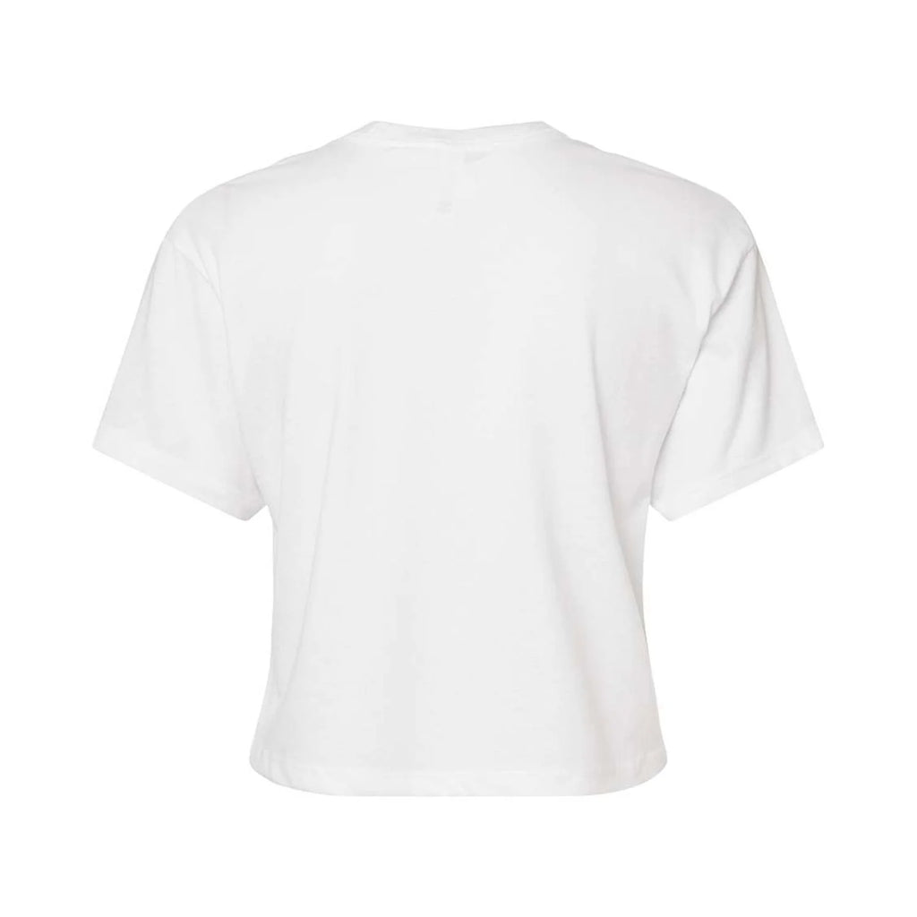 Juniors Cropped Cotton Blend T-Shirt X2723