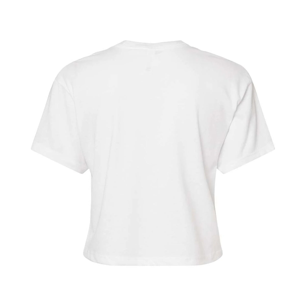Juniors Cropped Cotton Blend T-Shirt X2723