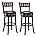 Cappuccino Swivel Stool, Pack of 2, 29-Inch U237174