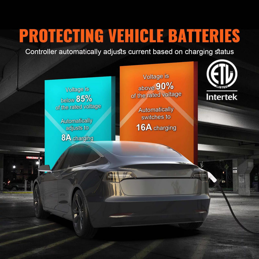 Portable EV Charger 16A 28 ft I39336