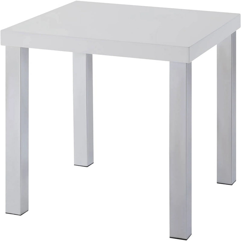 White High Gloss End Table I75972