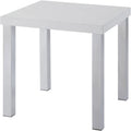 White High Gloss End Table I75972
