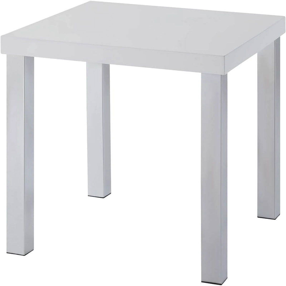 White High Gloss End Table I75972