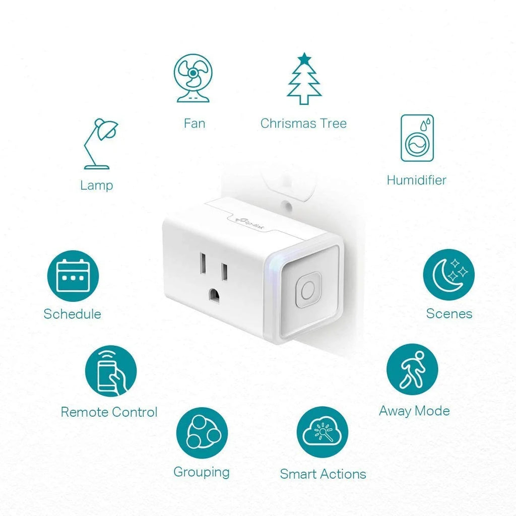 White 15 Amp Smart Plug 3-Pack Q942