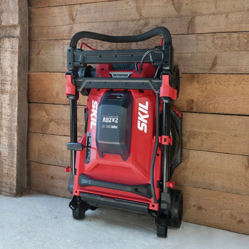 20V Brushless Lawn Mower Kit with Two 4.0 Ah Battery and Dual Port Charger F823297