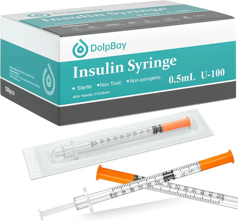 Insulina 0,5cc 31G 8 mm 100 Pacote T857452