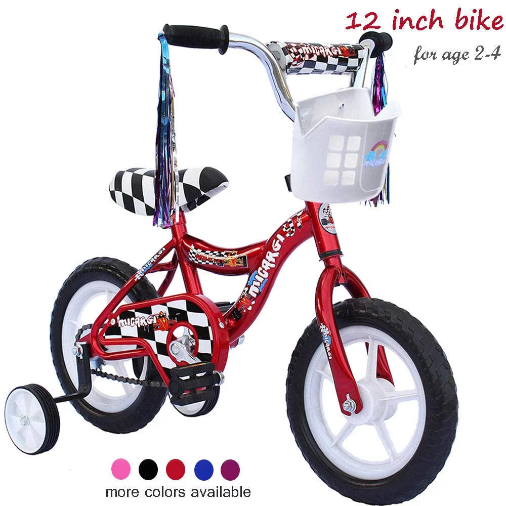12 Kid's Beginner Bicycle Foam Tire Red C4205