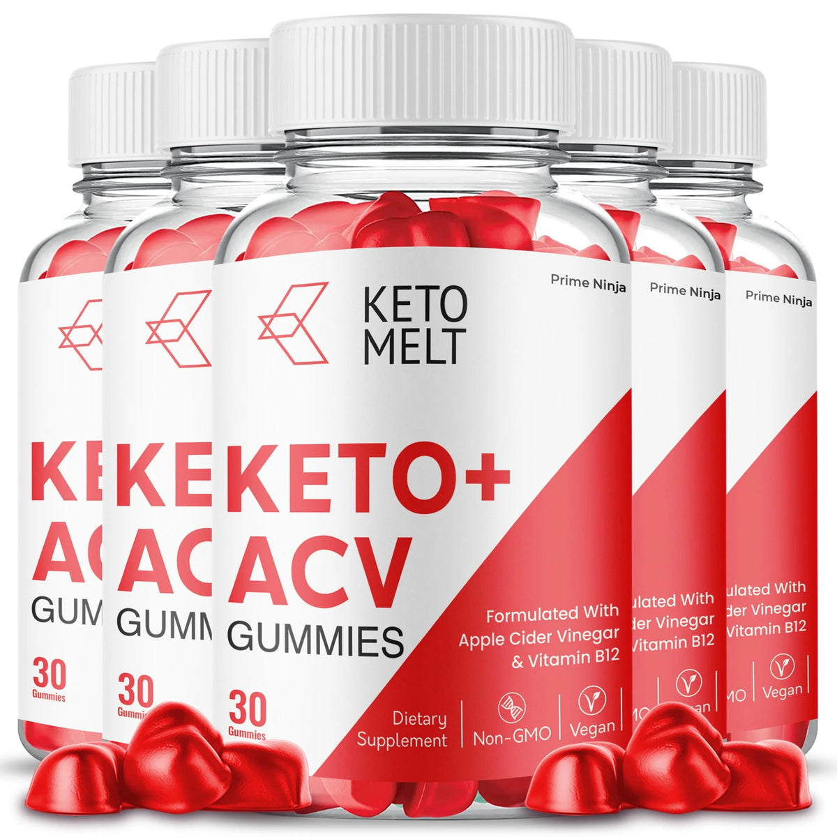 Keto Melt ACV Gummies 5 Pack P7379