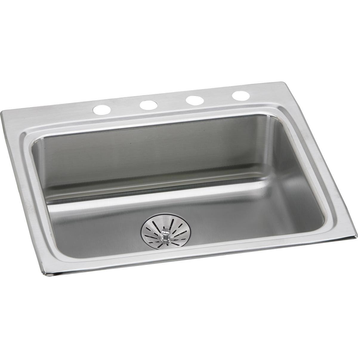25x22 x 22x22 Drop-In Kitchen Sink with Drain Assembly X9215