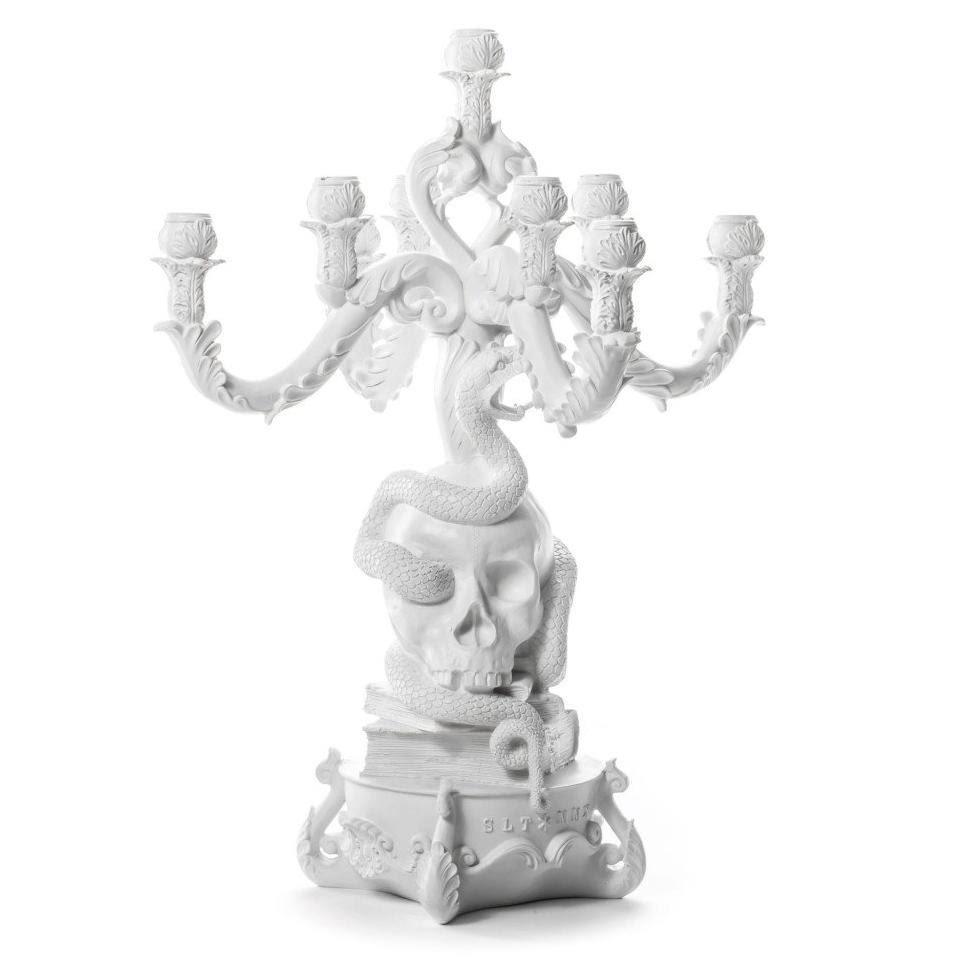 White Candelabra W8457
