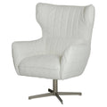 White Eco-Leather Accent Chair A4813