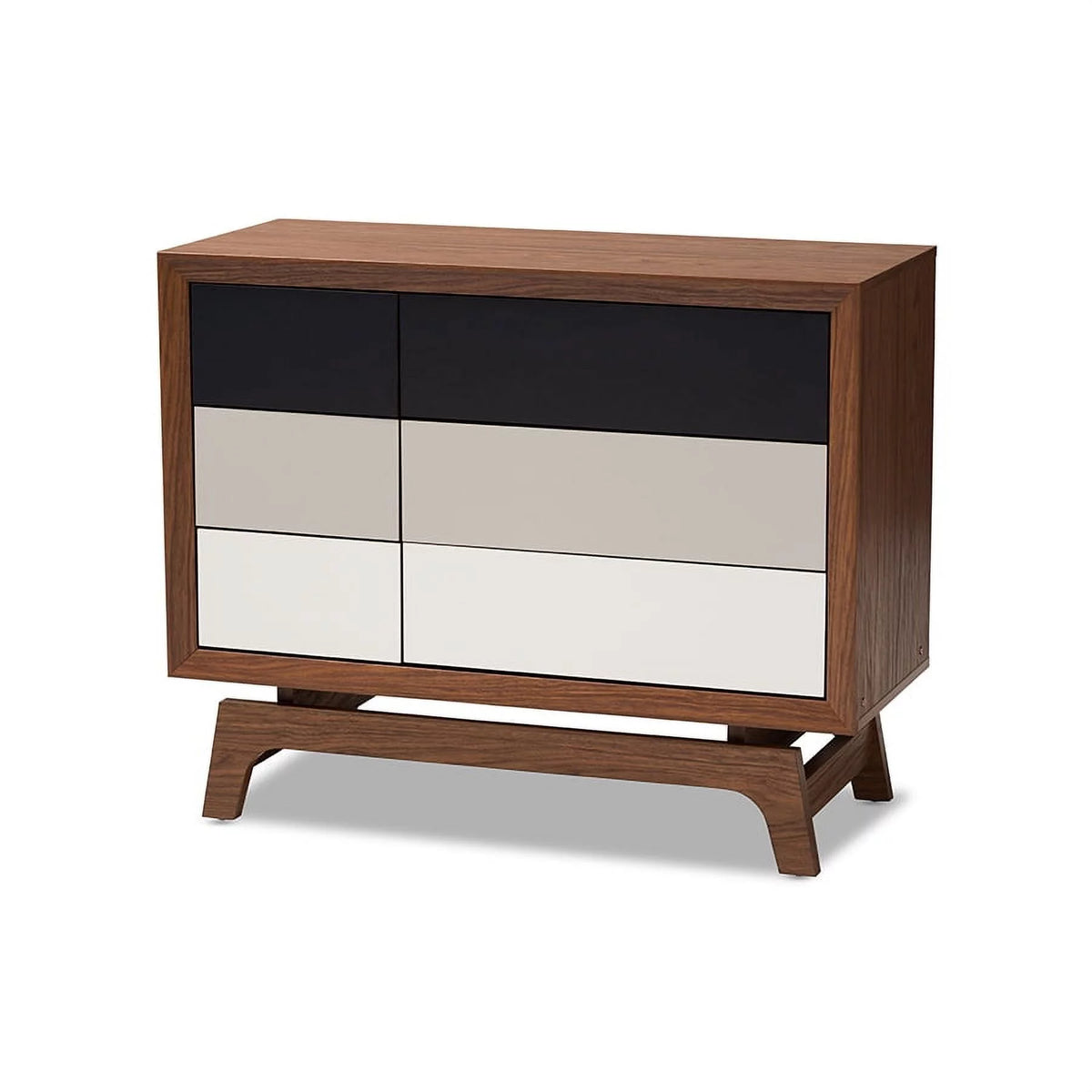 Multicolor Wood 6-Drawer Chest Z9238