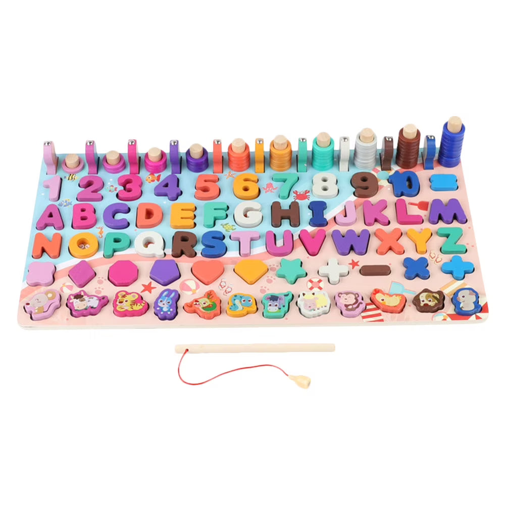 Wooden Magnetic Fishing Toy Game D794522